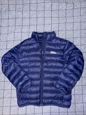 Eddie Bauer Deep Navy Puffer Jacket medium 7-8